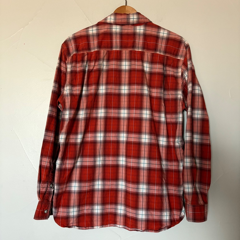 Carhartt Rugged Flex Flannel Plaid‎ Shirt Mens Large Relaxed Fit Workwear - Picture 2 of 9